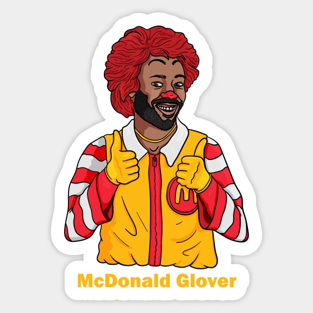 McDonald Glover Sticker by CalebLindenDesign